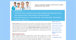 Desktop Screenshot of imedicalassistants.com